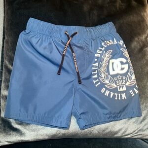 Dolce & Gabbana DG Logo-Print Swim Shorts